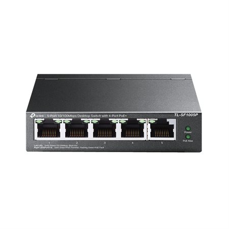 Commutateur 5 ports (4 PoE+) 67W