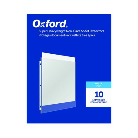 Super Heavyweight Non-Glare Sheet Protectors