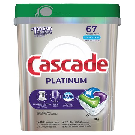 Cascade Platinum ActionPacs Dishwasher Detergent