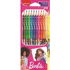 Crayons de couleur Barbie