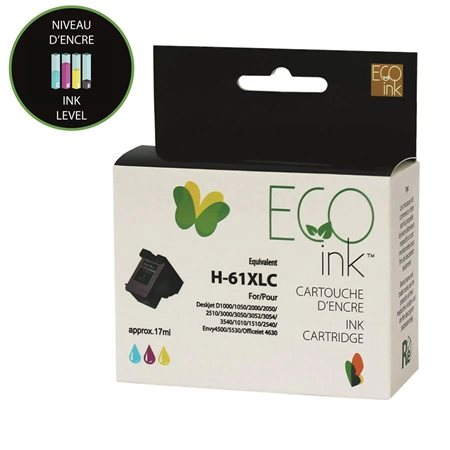 Recycled High Yield Ink Jet Cartridge (Alternative à HP 61XL)