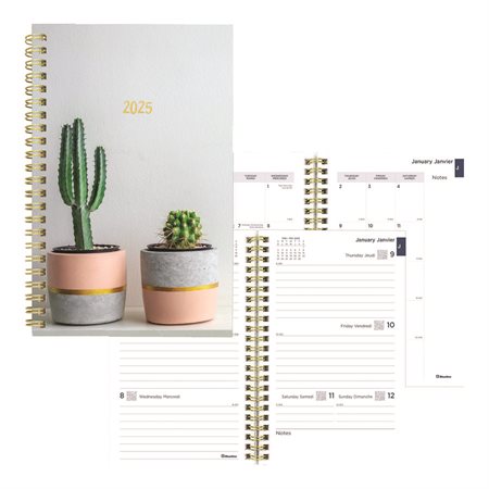 Succulent Plants Weekly Planner (2025)