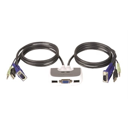 Commutateur compacte KVM USB 2 ports