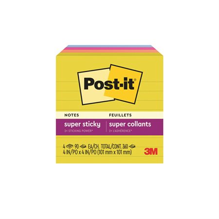 Post-It® Super Sticky Notes - Summer Joy Collection