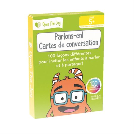 Cartes de conversation parlons-en Open The Joy